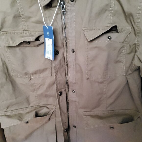 Universal Thread Womens Cargo Jacket Size L Cotton Khaki With Tags - Picture 9 of 13